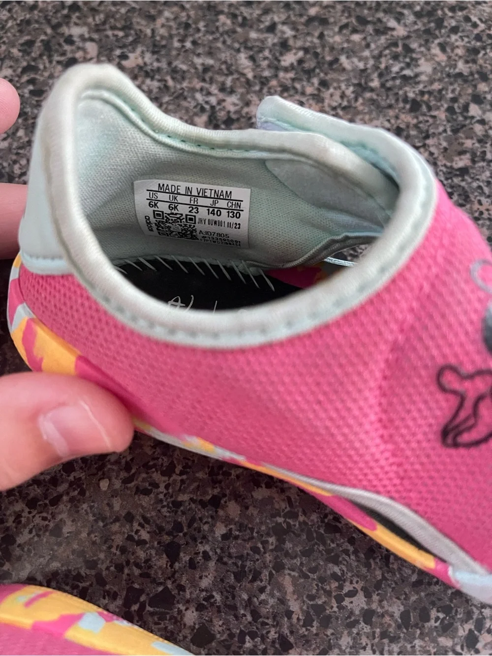 Adidas X Disney Minnie Mouse Altaventure Swim Sandals Water Shoes Pink Girls 6